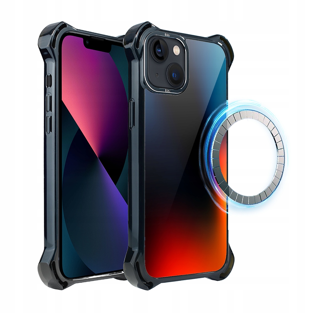 Pouzdro Ibizu DropGuard Ultra pro iPhone 13 s MagSafe, půlnočně modré