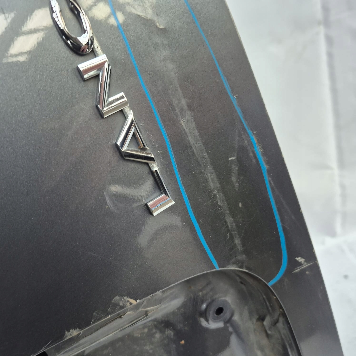 MITSUBISHI LANCER HB 07- trunk door boot rear part
