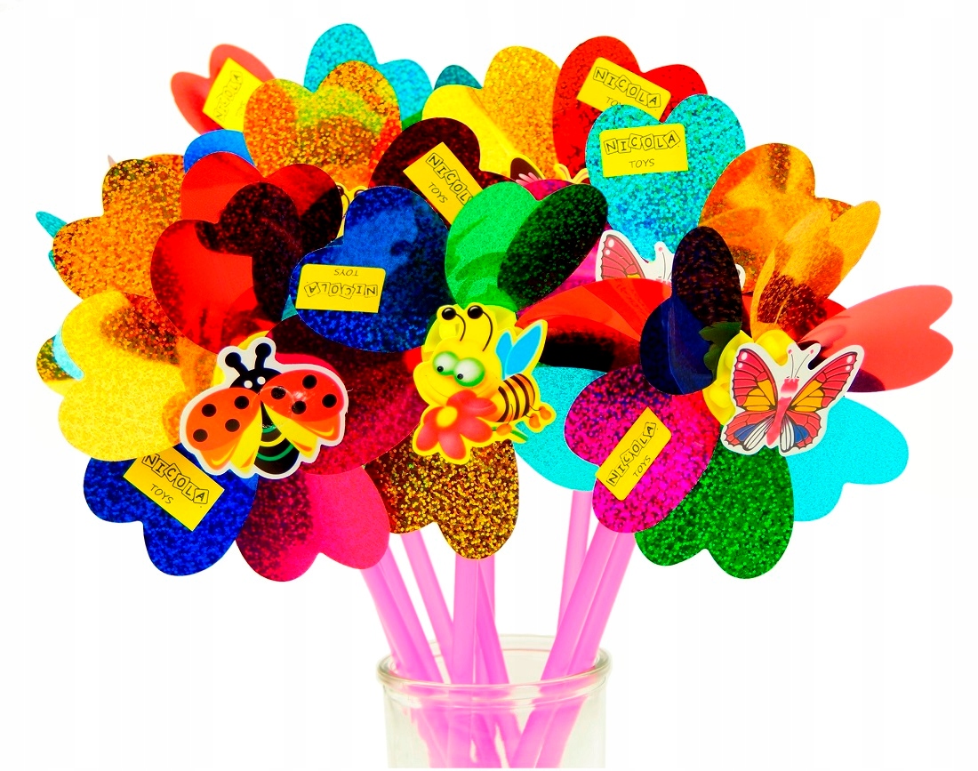 HOLOGRAMOWY WIATRAK WIATRACZEK KOLOROWY 3690 Marka inna marka