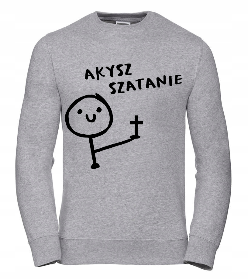 Dámská Mikina Akysz Satan M šedá