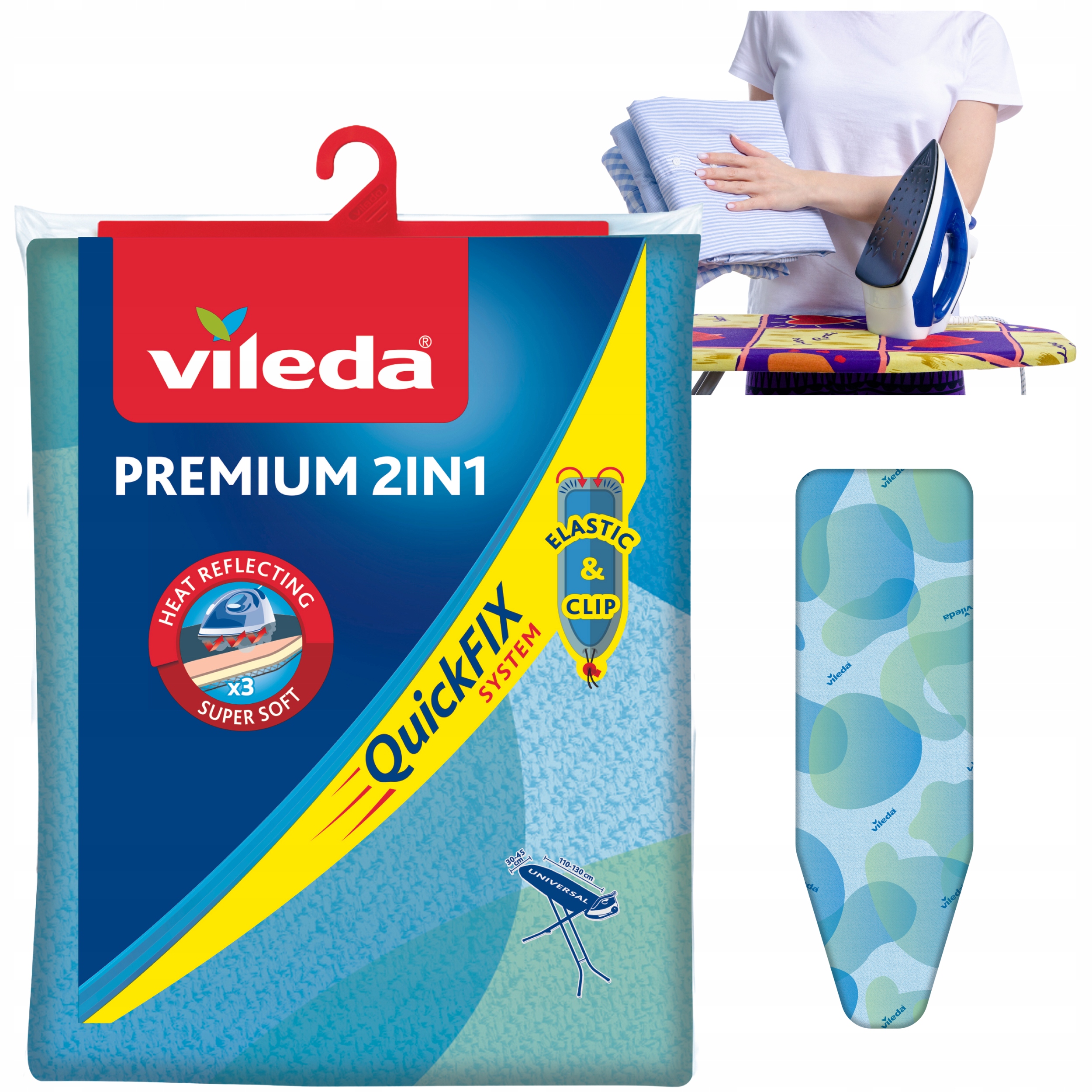 

Pokrowiec na deskę do prasowania Vileda Premium