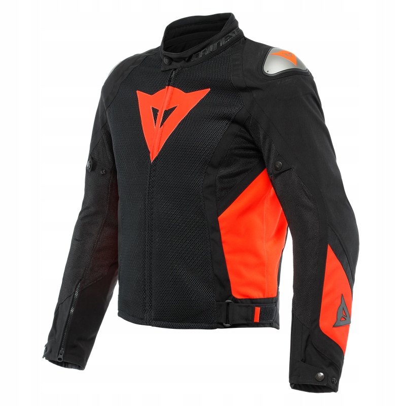 Textilná bunda Dainese Energyca Air čierna/červená fluo 48
