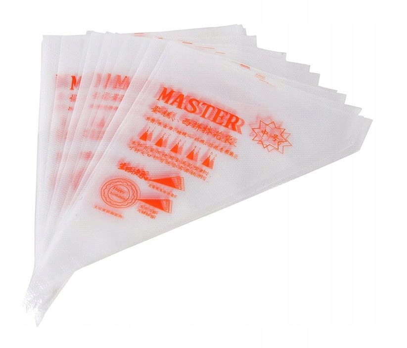 

Worek rękaw do dekoracji tortu i ciast 100 sztuk S