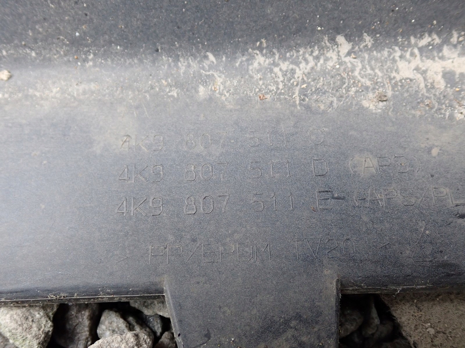 bumper rear part rear AUDI A6 S6 C8 4K9 KOMBI S LINE