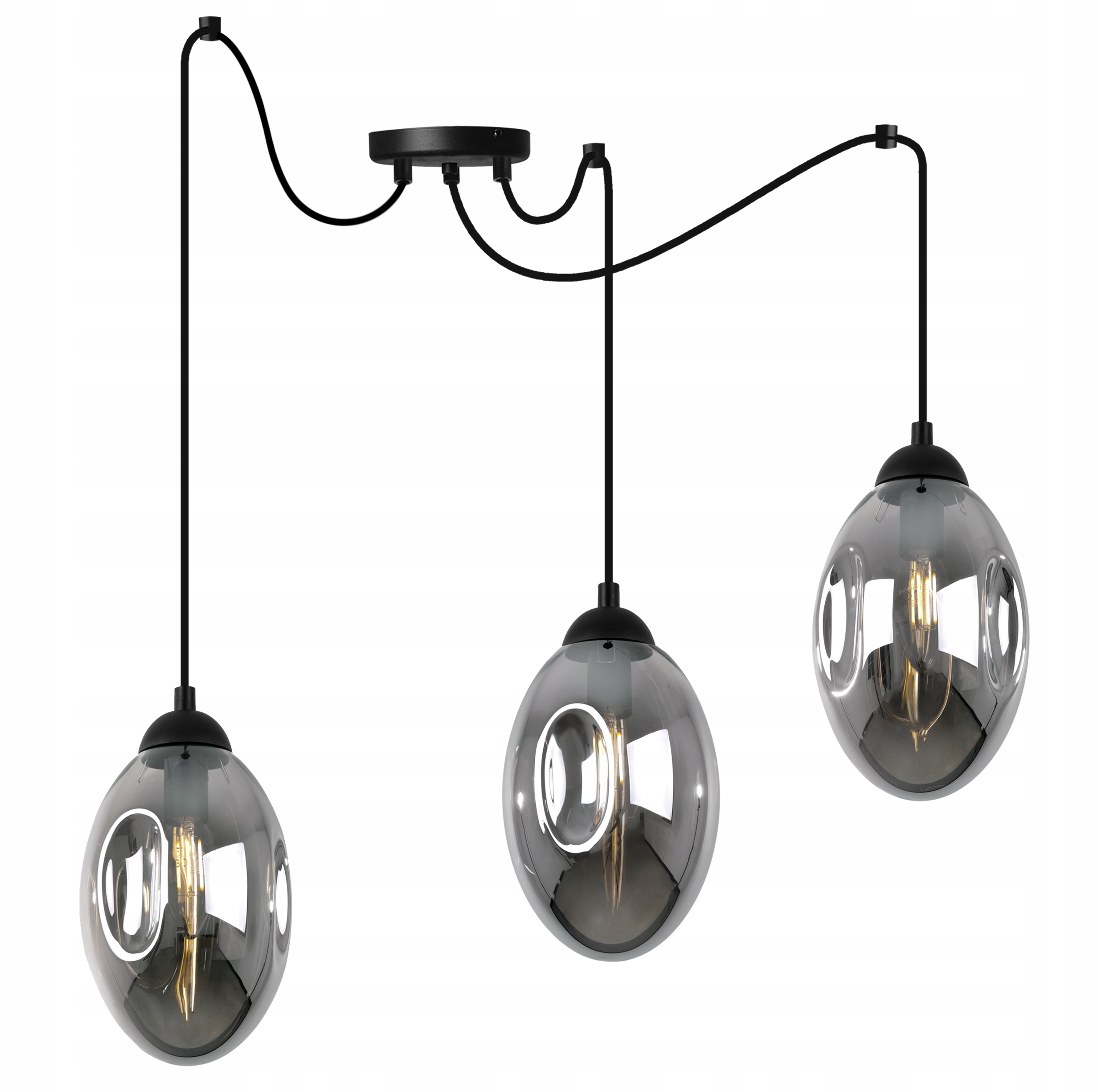 Závesná Stropná Lampa Luster Do Obývacej Izby Loft Moderný Pavúk E14