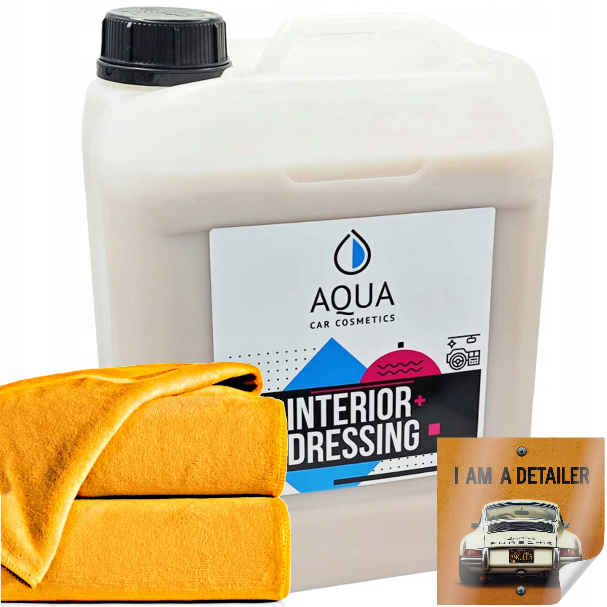 Aqua Interior Dressing 5L do interiéru Autá Plastické Kokpit Chráni