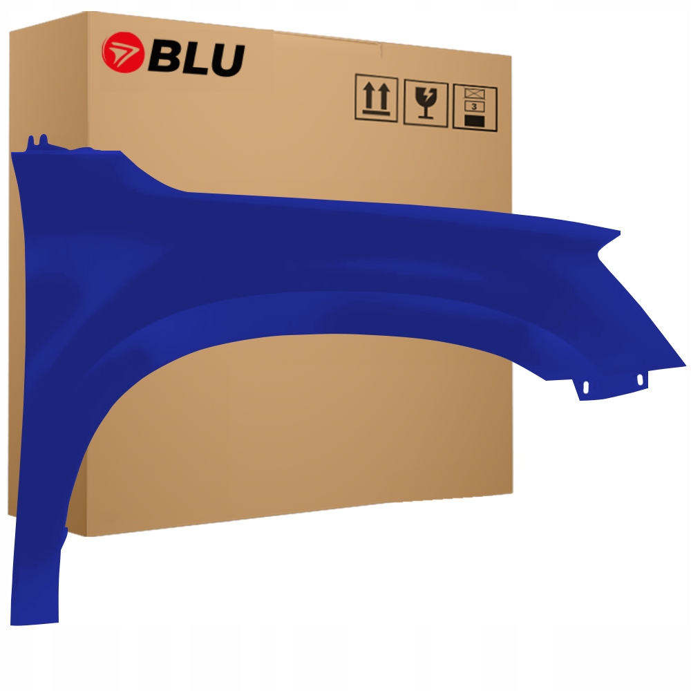 Blu Blatník Škoda Yeti 5L LF5A pravý modrý 09-13 přední PacificBlau