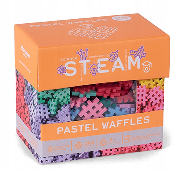 

Marioinex Klocki Mini Waffle Pastel 300 el.