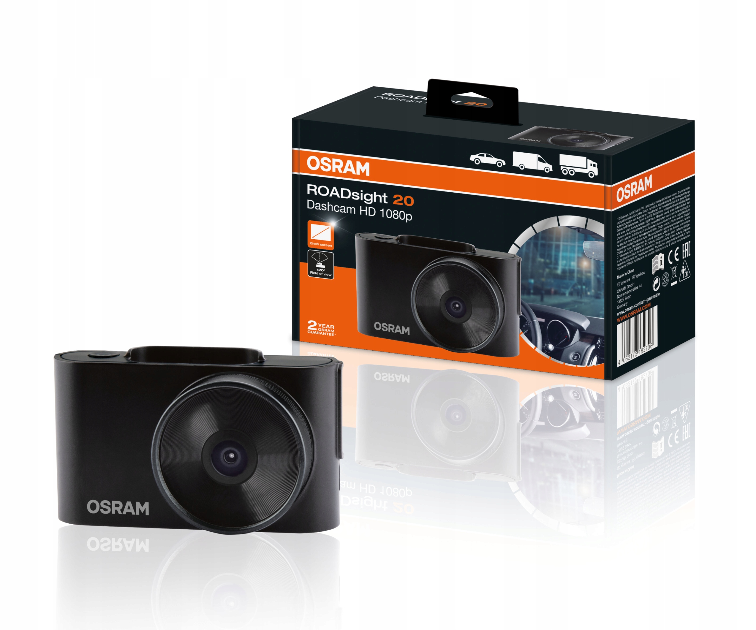 

Osram ROADsight 20 kamera, wideorejestrator jazdy.