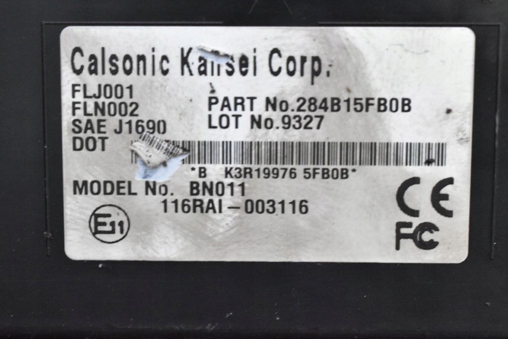 control unit module 284B15FB0B NISSAN MICRA K14 1.0 IG-T 101 KM 17-21