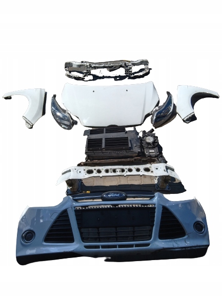 FORD FOCUS MK3 14R PRZÓD KOMPLETNY ZDERZAK MASKA