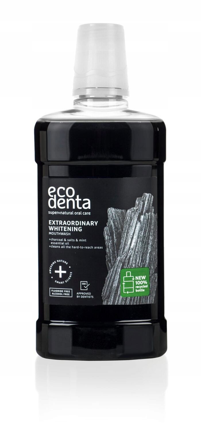 ECODENTA BIELIACA KVAPALINA S AKTÍVNYM UHLÍM 500ml