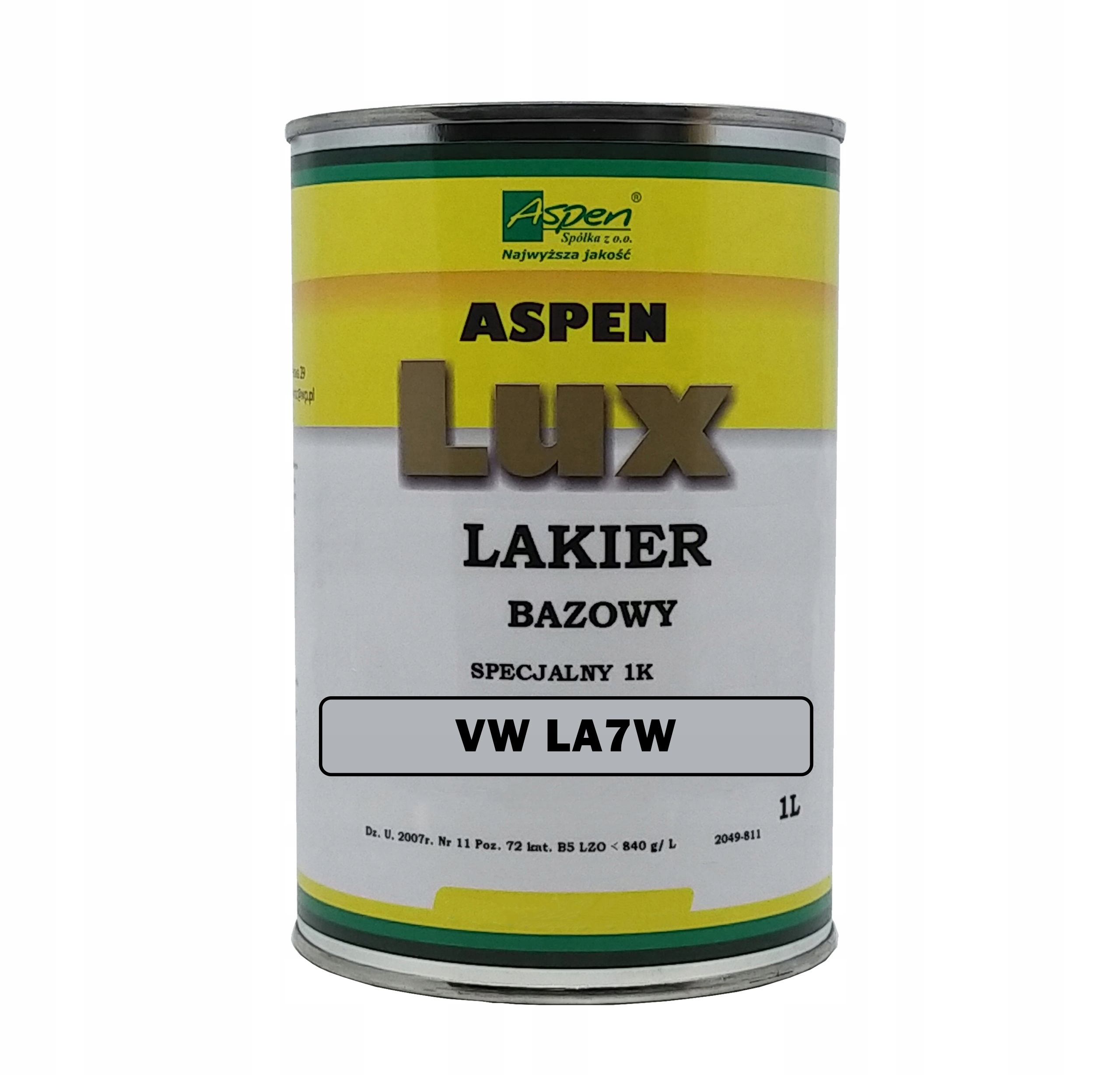 

Lakier Bazowy LA7W Aspen Lux 1:0,7