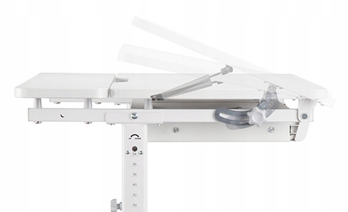 Biurko dziecięce regulowane Spacetronik XD wytrzymałe z pojemną szufladą Materiał korpusu metal