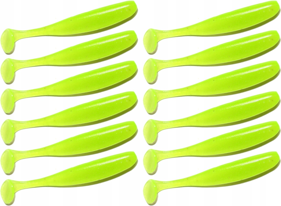 Keitech Easy Shiner 2' 5cm Clear Chartreuse 026