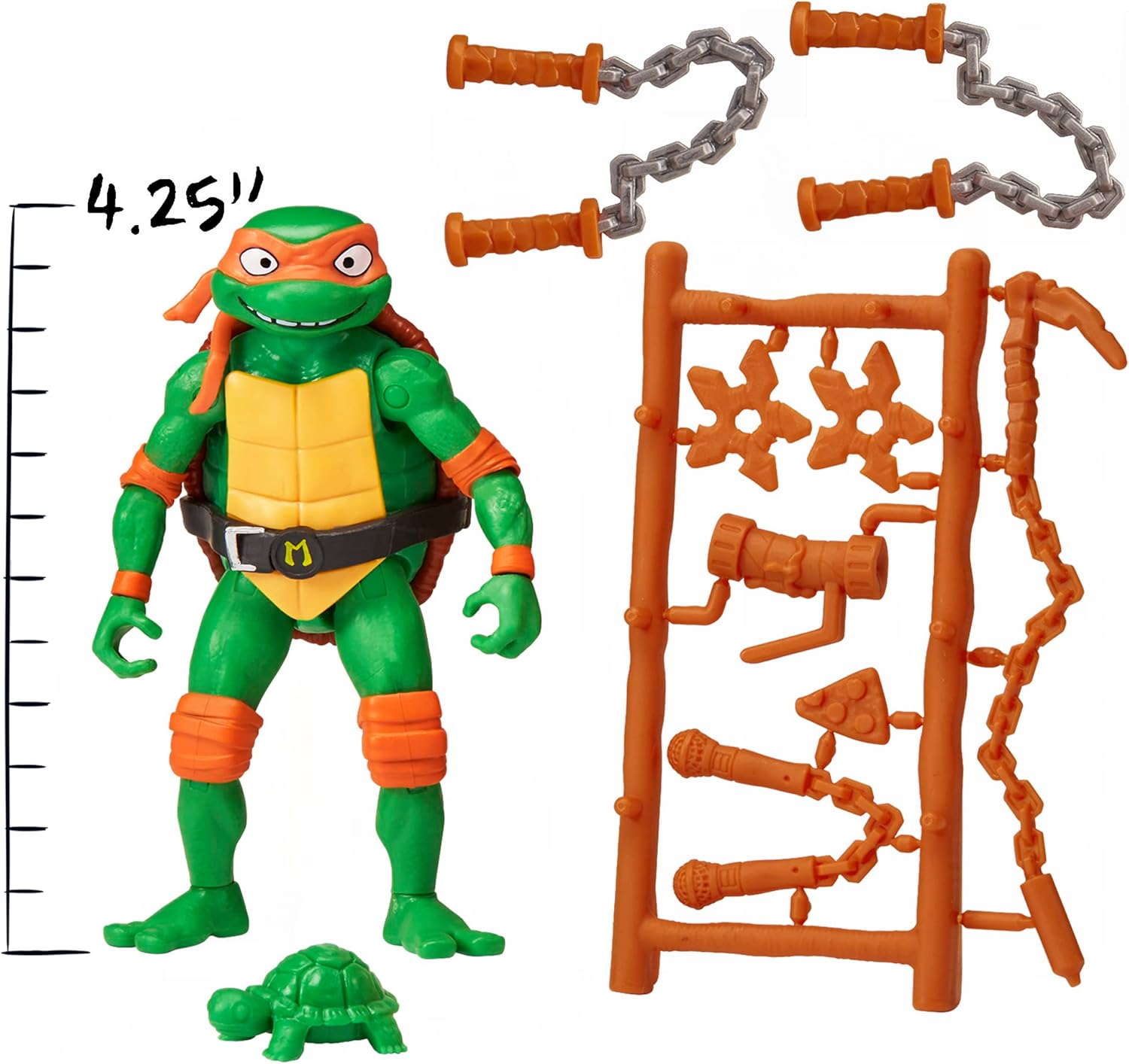 FIGURKA MICHELANGELO ŻÓŁWIE NINJA PLAYMATES MUTANT MAYHEM Kod producenta 83283