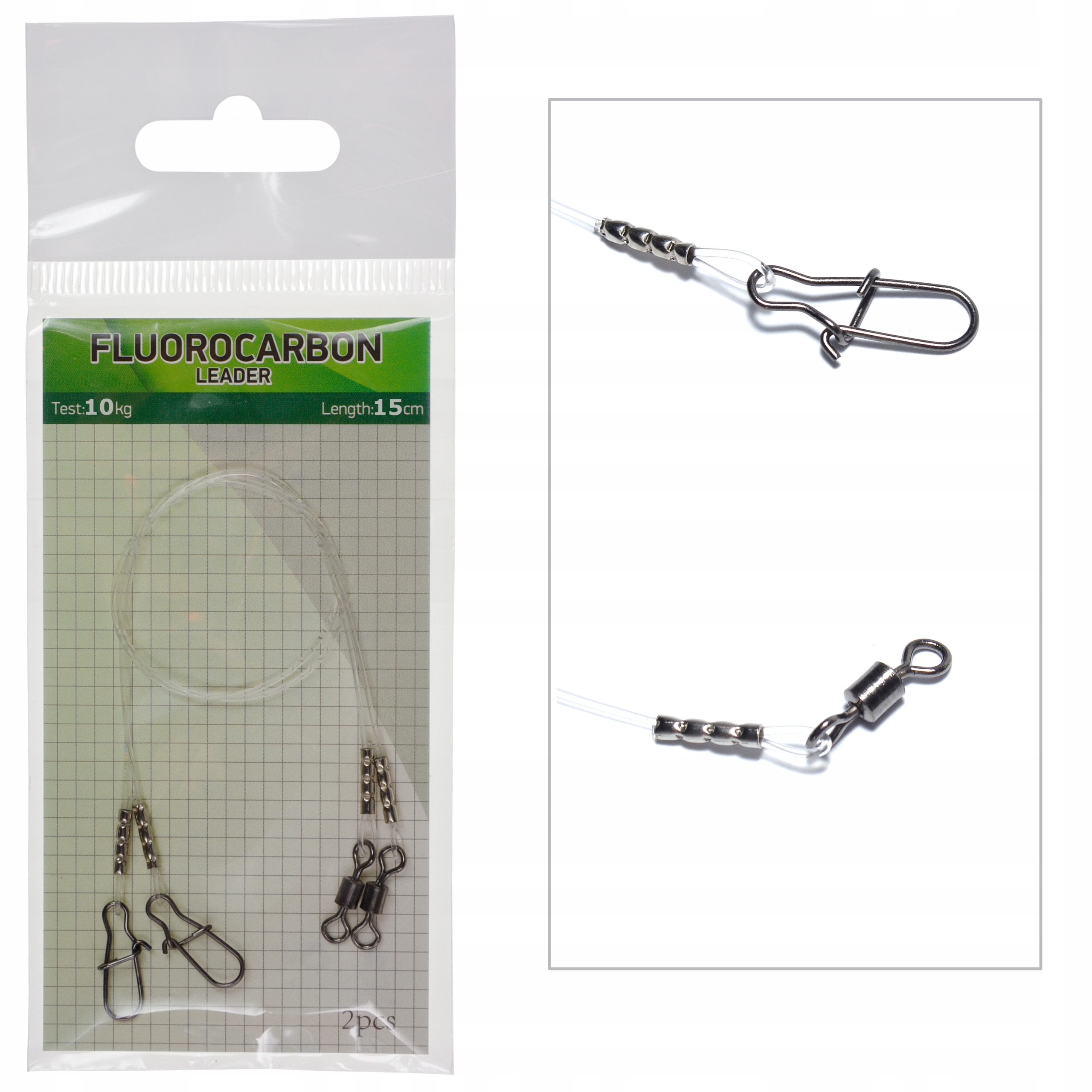 

Przypony fluorocarbonowe fluocarbon 10kg 15cm