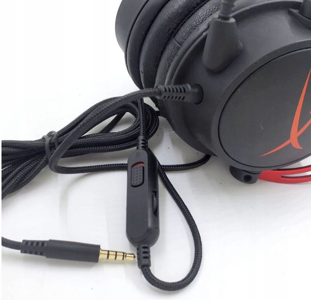 KABEL PRZEWÓD DO SŁUCHAWEK HYPERX ALPHA CORE CLOUD PILOT Kolor dominujący czarny