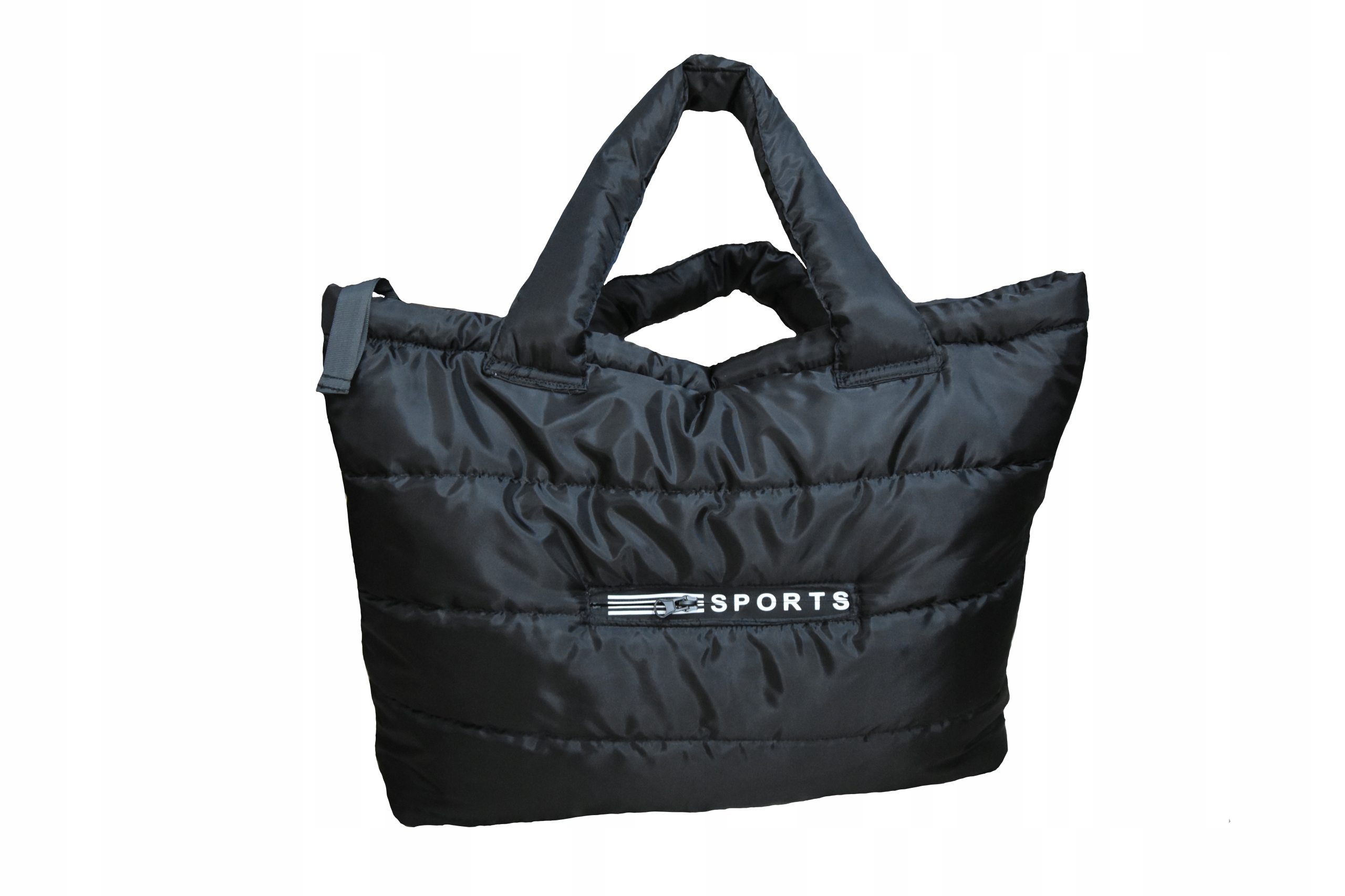 TORBA SHOPPER DAMSKA PIKOWANA DUŻA SPORTOWA A4 Wielkość duża (mieszcząca A4)
