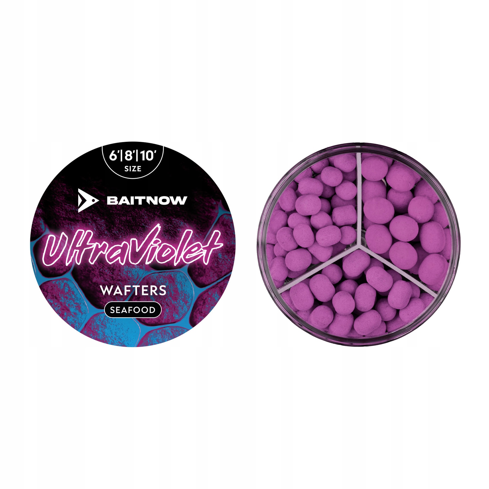 Wafters Method Feeder Baitnow Mikado Ultra Violet Roz.6/8/10 24g