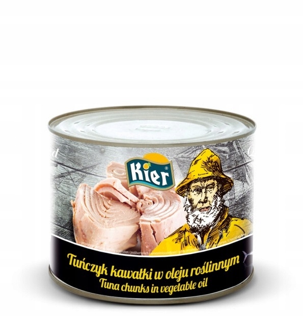 Levně Velká plechovka s tuňákem v rostlinném oleji – velké kousky 1715 g/1200 g