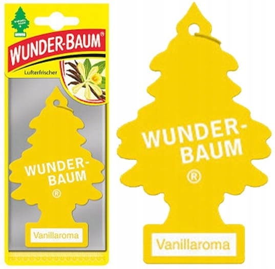 WUNDER-BAUM Zapach samochodowy WANILIA VANILLA 23-012 za 5,99 zł z Braniewo  -  - (11872400136)
