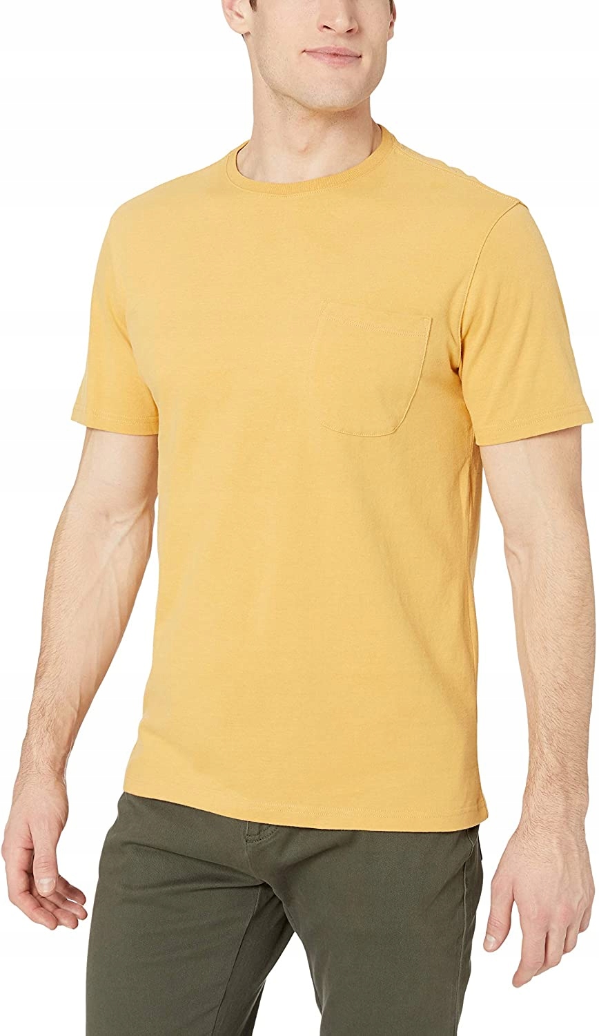 

Goodthreads męski T-shirt z kieszonką żółty M