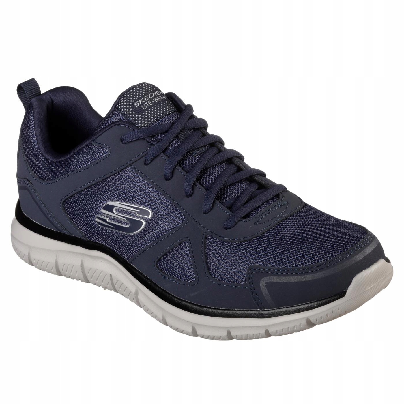 Pánské tenisky Skechers Track prodyšné Memory Foam Granátové 41