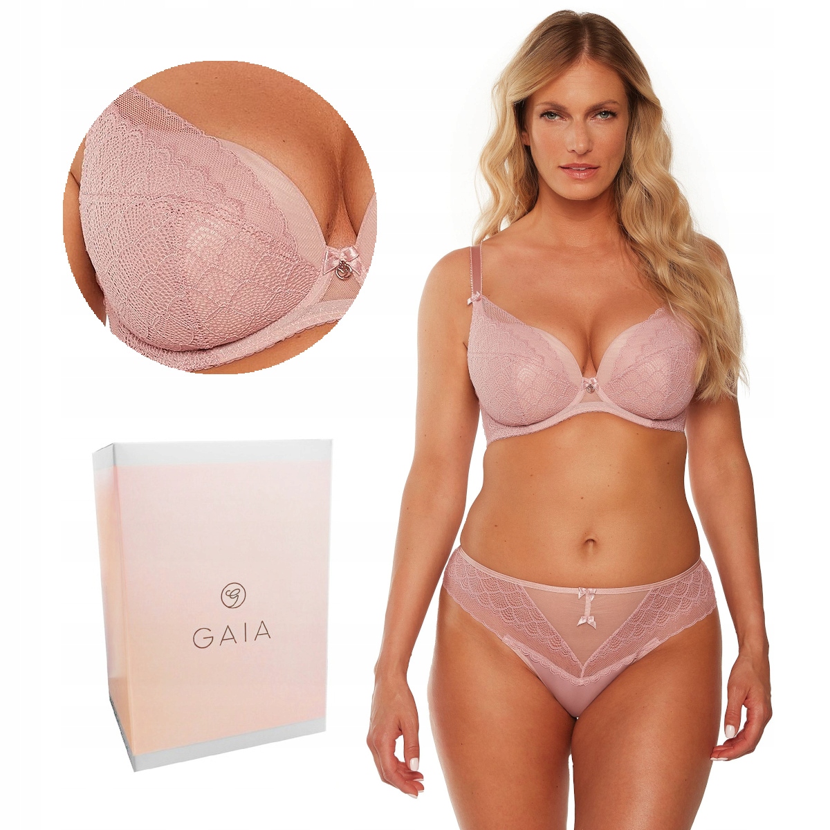 Podprsenka Gaia Soft Full Cup Debora 1236 vyztužená růžová 70E