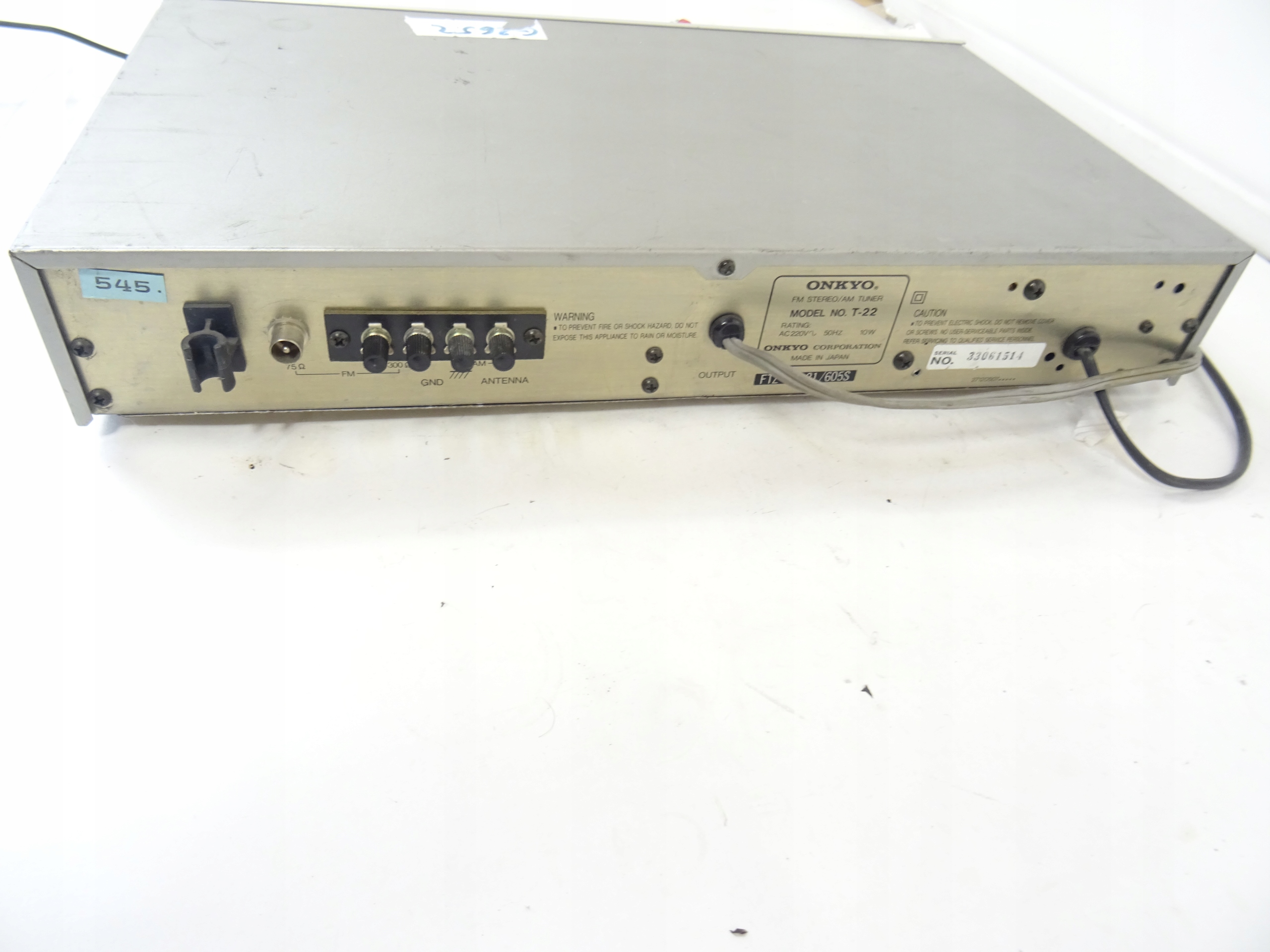 Radio tuner Onkyo T-22 Radio FM AM