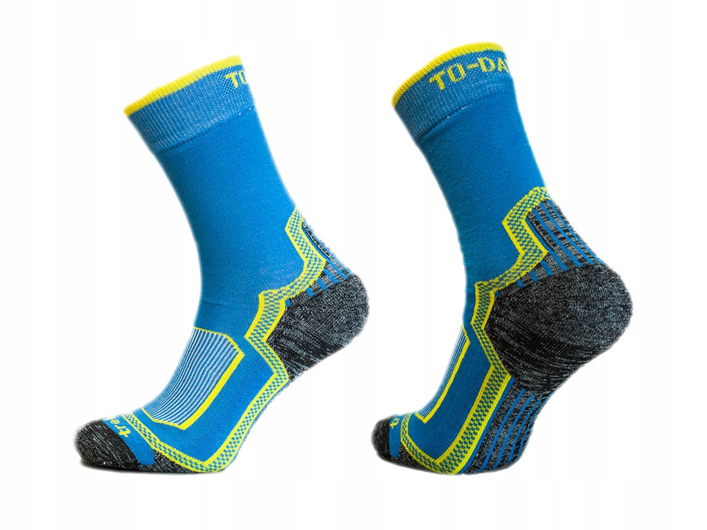 5x Kolorowe skarpetki trekkingowe sportowe super bawełna półfrotte 43-46 Kolekcja Skarpety sportowe PREMIUM