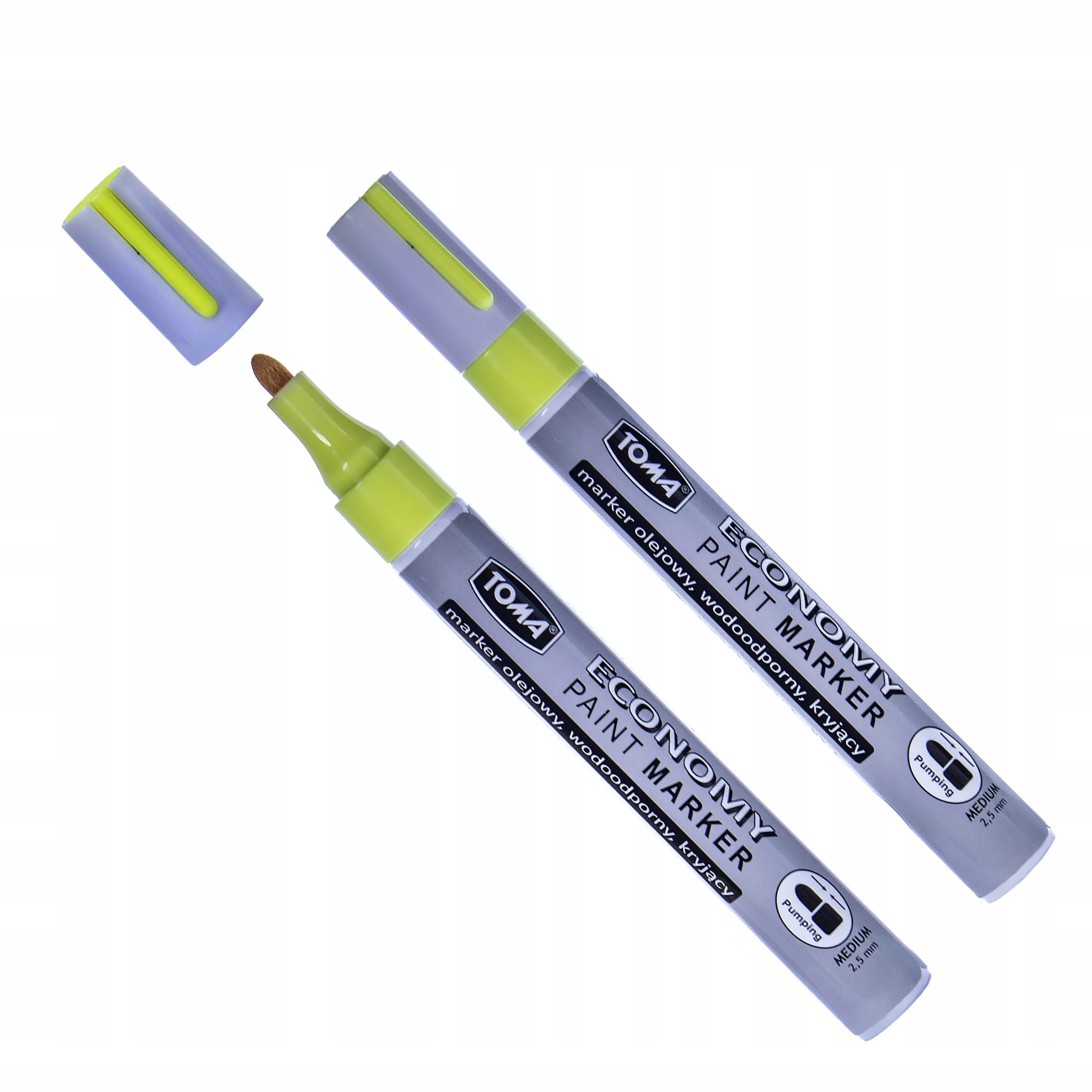 

Marker Olejowy Pisak Żółty 2,5 MM