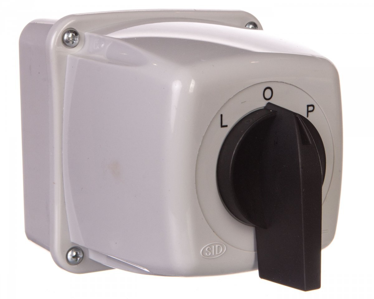 Łącznik krzywkowy L-0-P 3P 25A IP65 Łuk 25-43