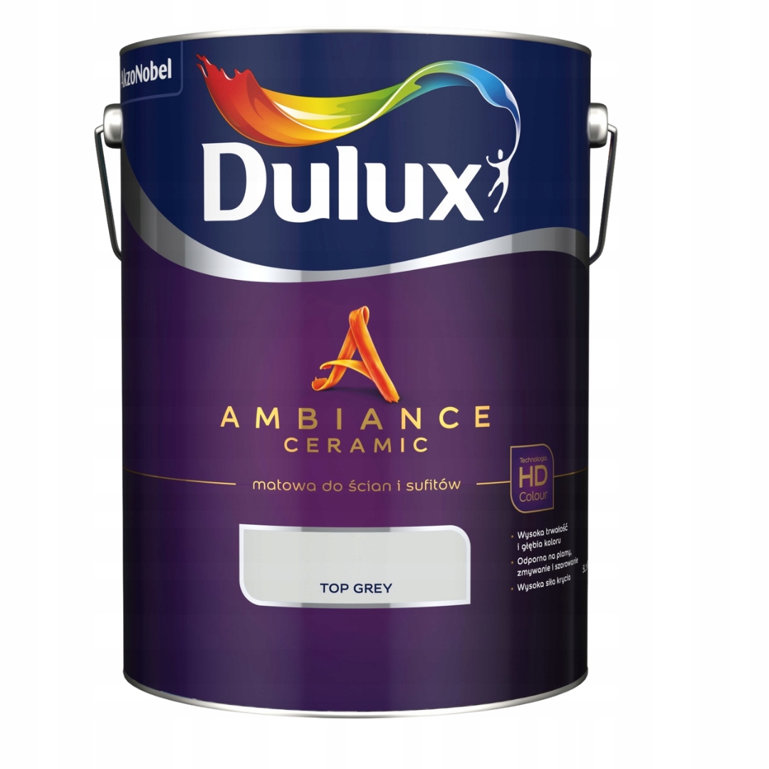 Dulux Ambiance Ceramic Farba Ceramiczna Top Grey 5L
