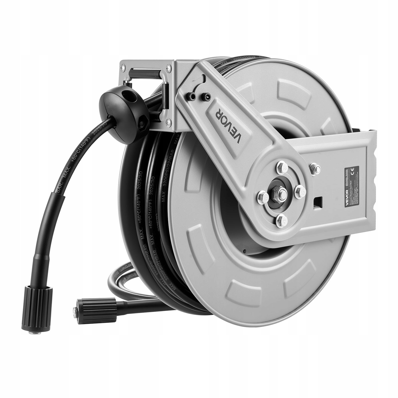Buben Na Hadice Pro Tlakový Čistič Vevor 19.8 M X 6.35 MM Ocelový, Silný