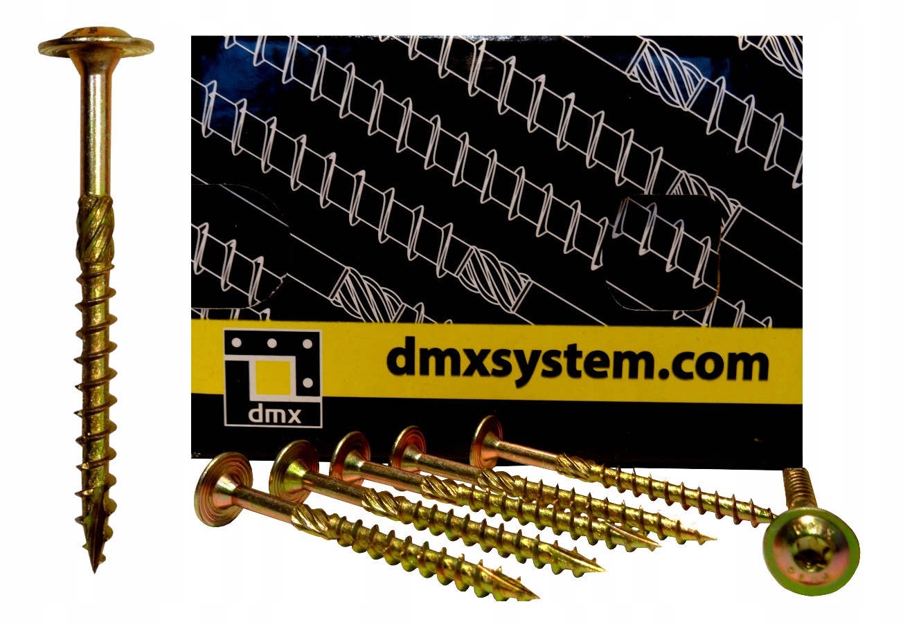 

Wkręty ciesielskie talerzowe DMX 5x50 Torx 200 szt