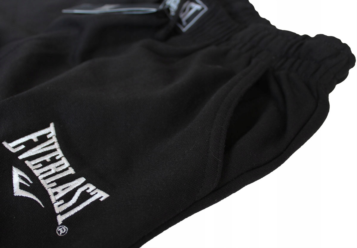Spodnie DRESOWE EVERLAST dresy bawełniane męskie tu XL Jakość Model Ever.Flec.BL