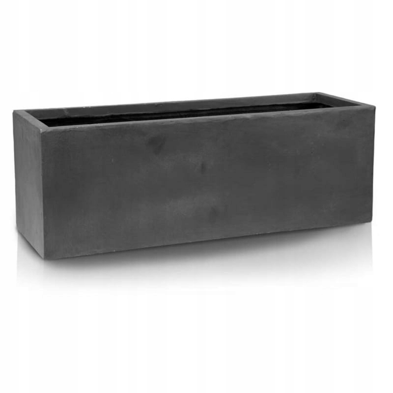 

Donica rynna szara 60x17x17 cm