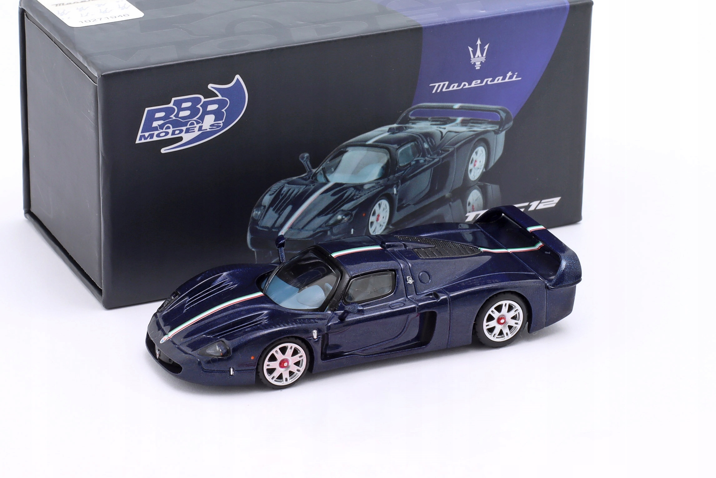 Bbr Maserati MC12 2008 Stradale Blue 1:64