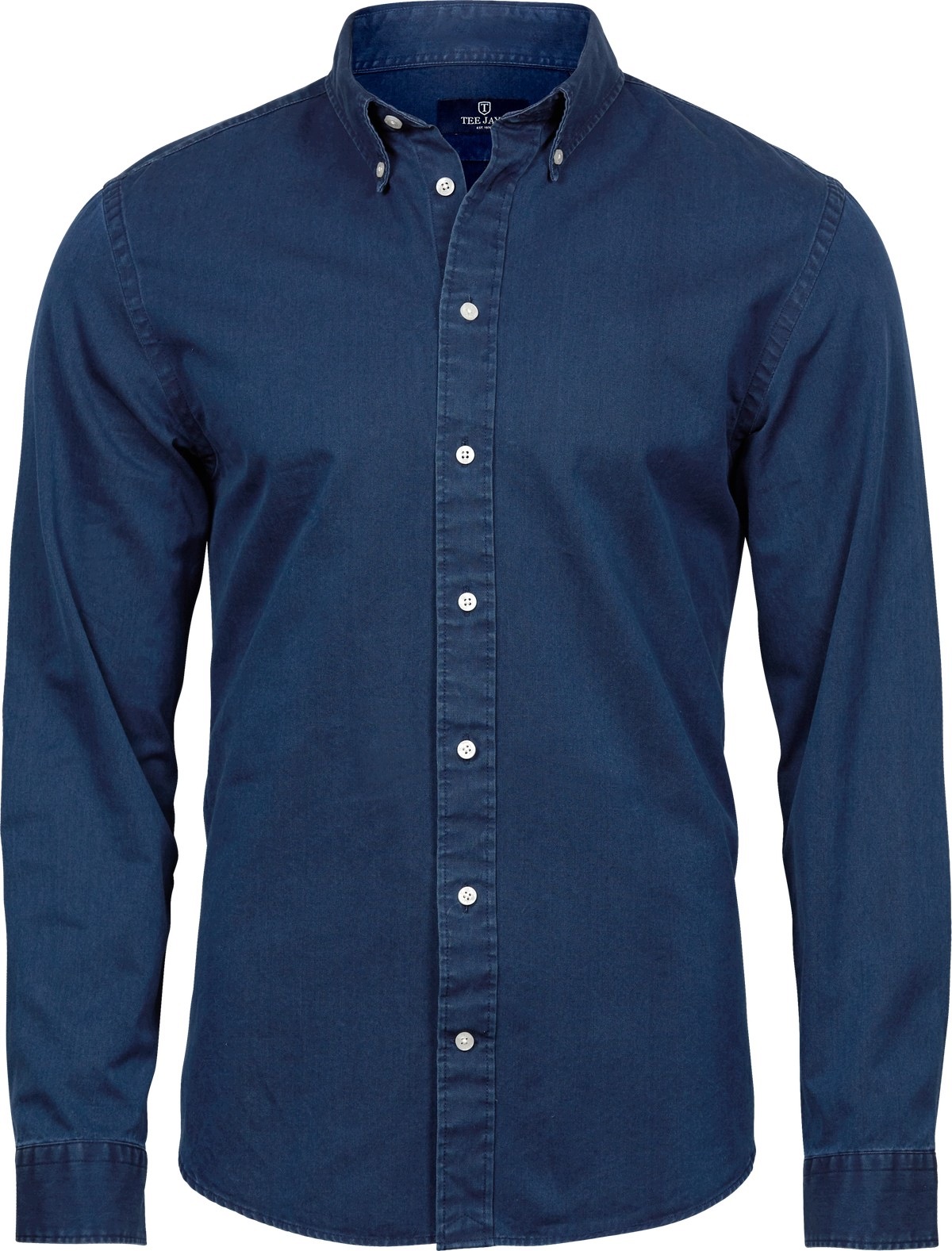 Pánská košile s dlouhým rukávem Casual Twill Tee Modrá vel. 2XL