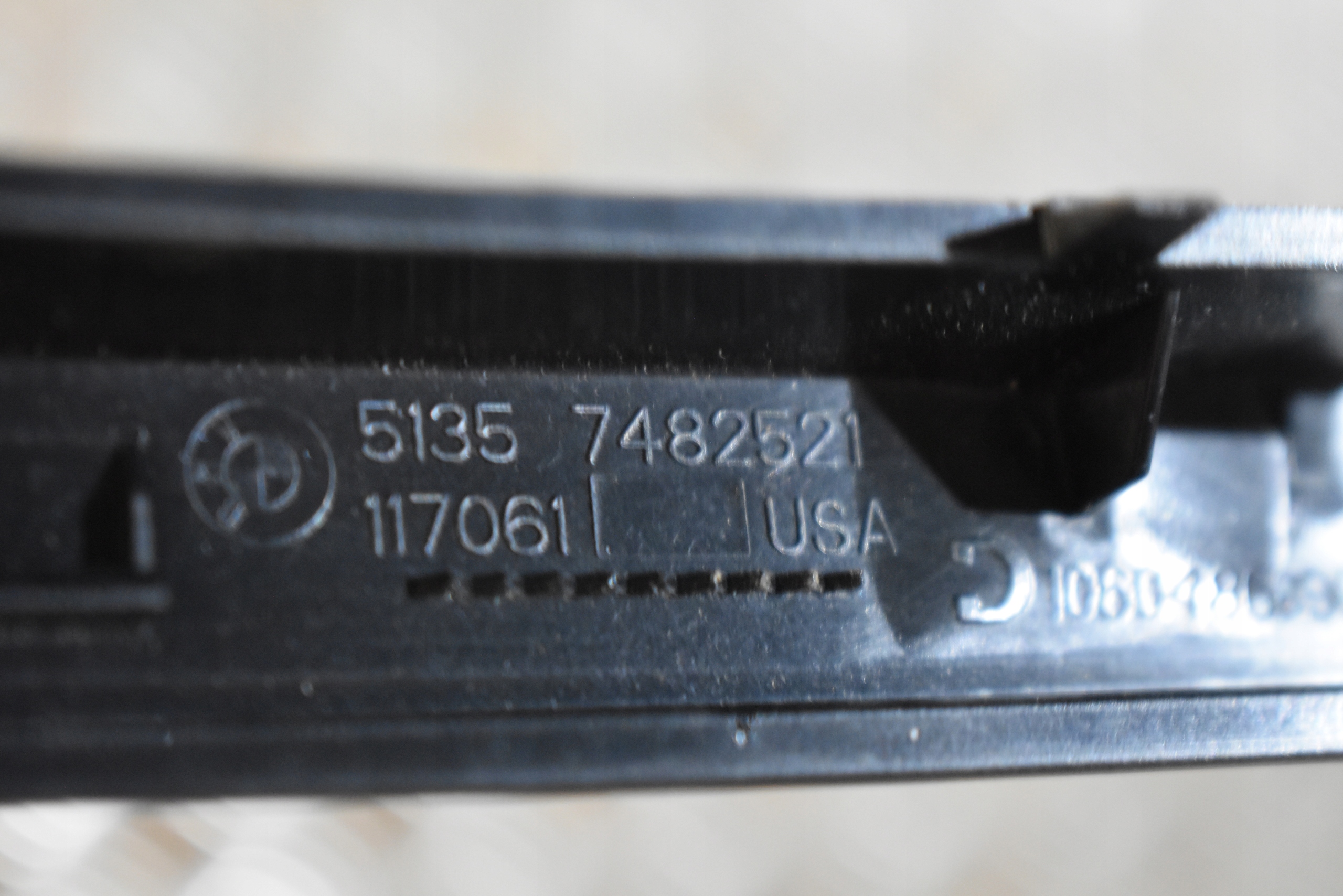 IDEALNA moulding frame cover door left rear KPL. BMW X7 G07 1