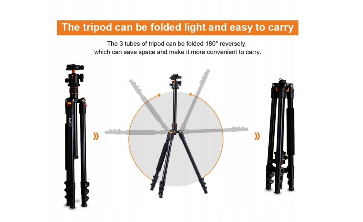 Tripod/Statyw K&F Concept SA234 160cm Marka K&F Concept