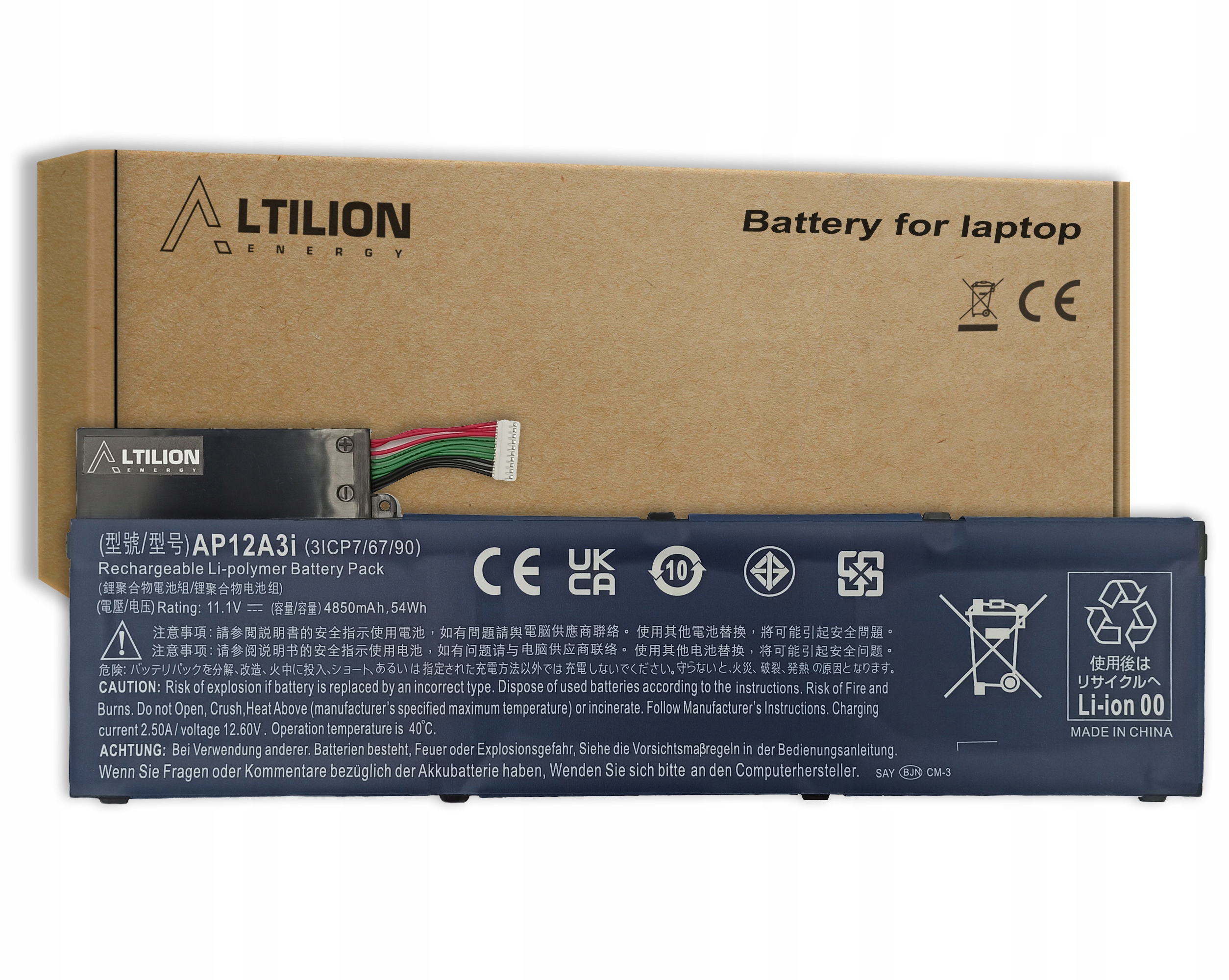 Batéria Altilion Energy AP12A3i kompatibilná s Acerom