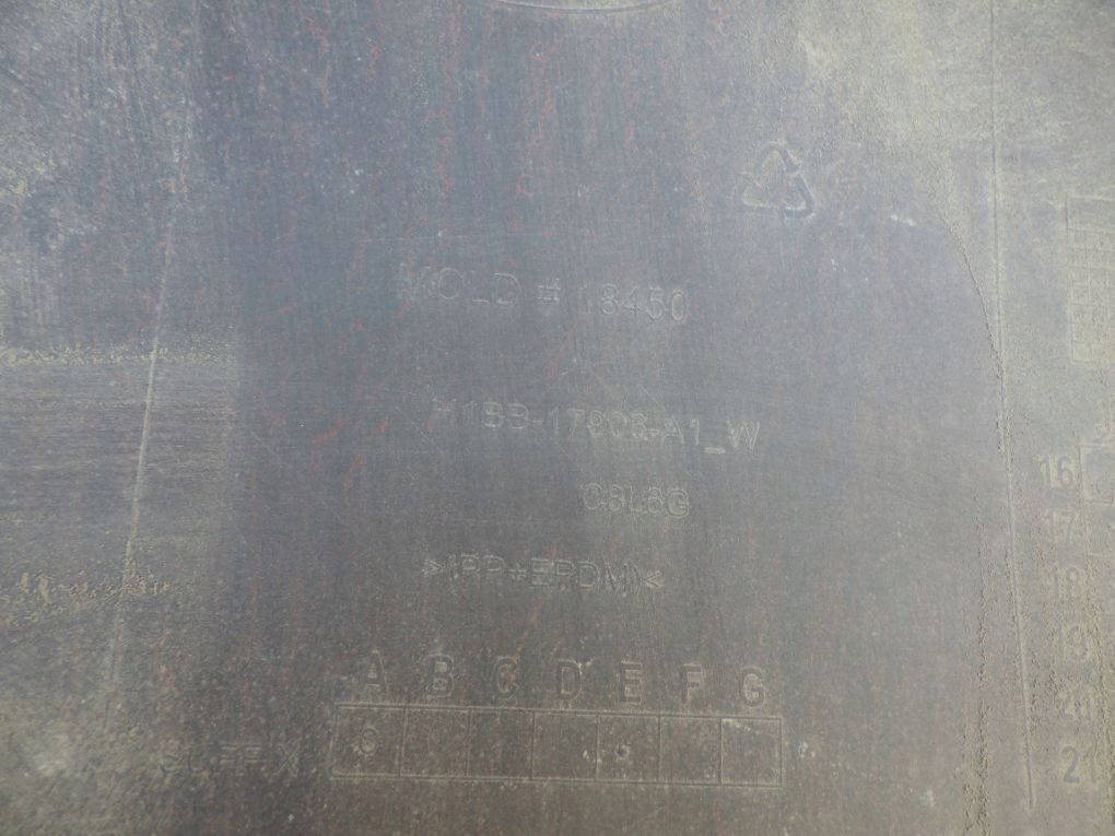 FORD FIESTA MK8 18- bumper rear