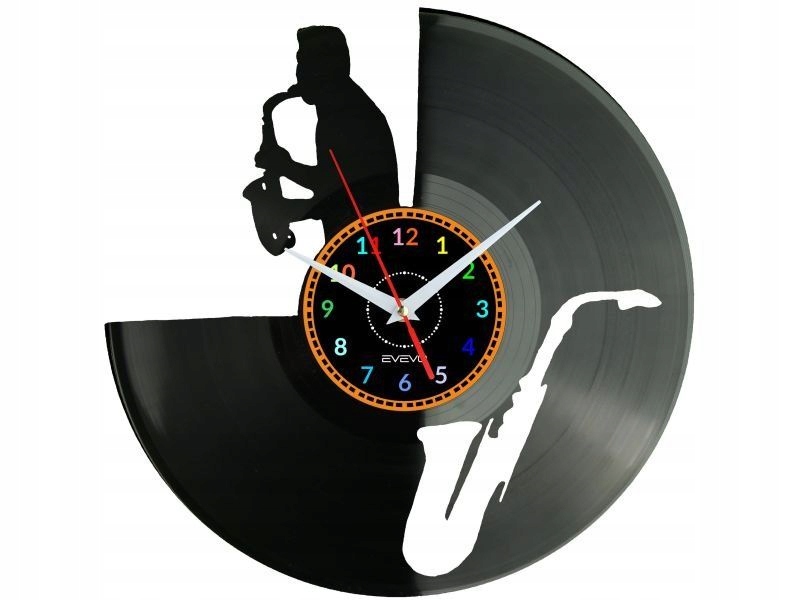 Music Jazz Nástěnné hodiny Vinylová deska Moderní dekorativní jako Dárek