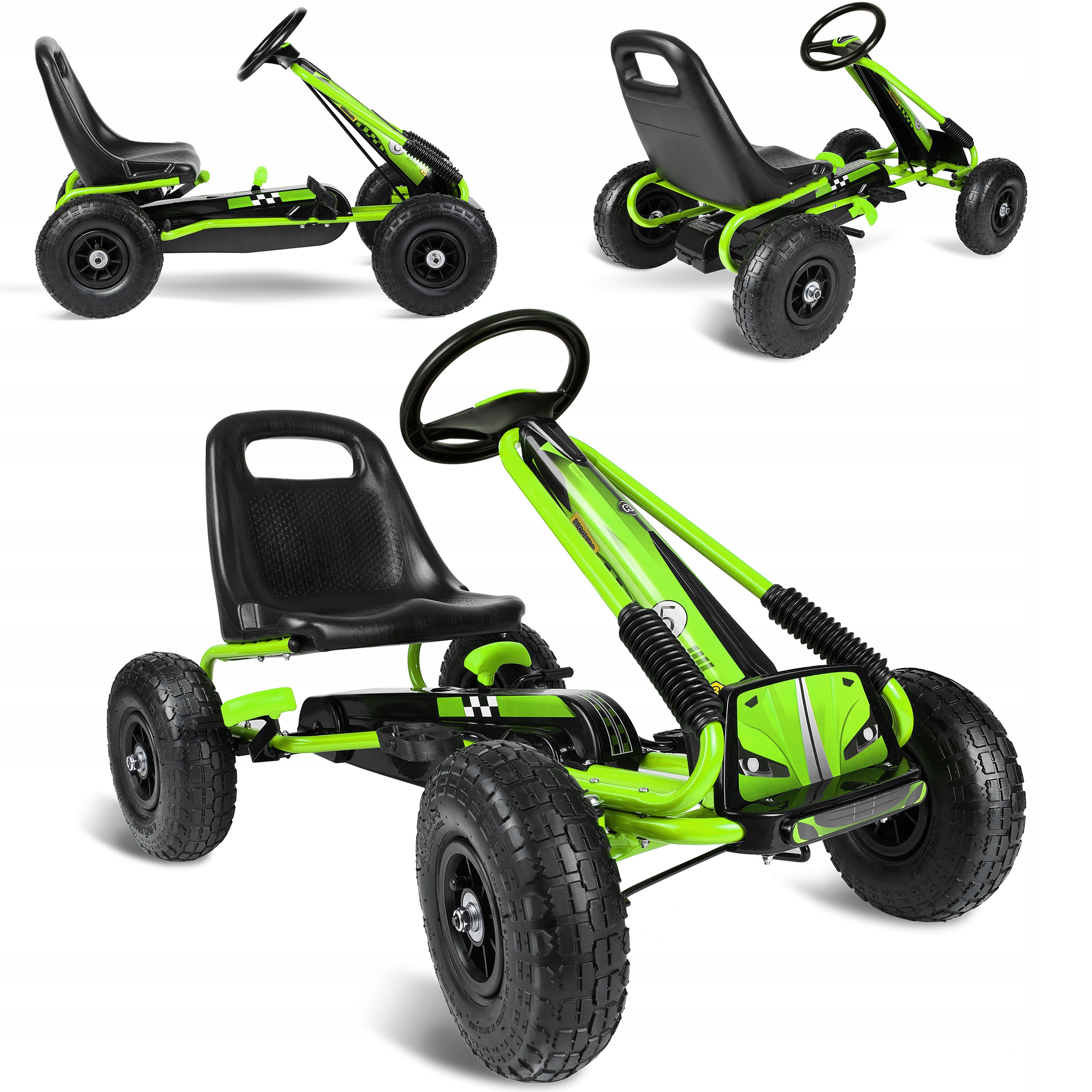 

Gokart Na Pedały Dla Dzieci Pompowane Koła Solidny