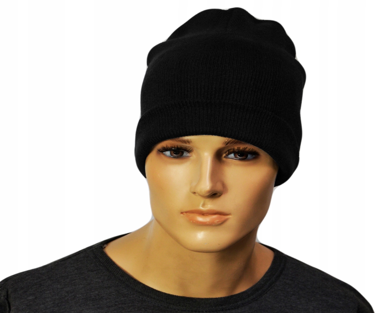 

Czapka Ciepła Zimowa Smerfetka Beanie Dwuwarstwowa