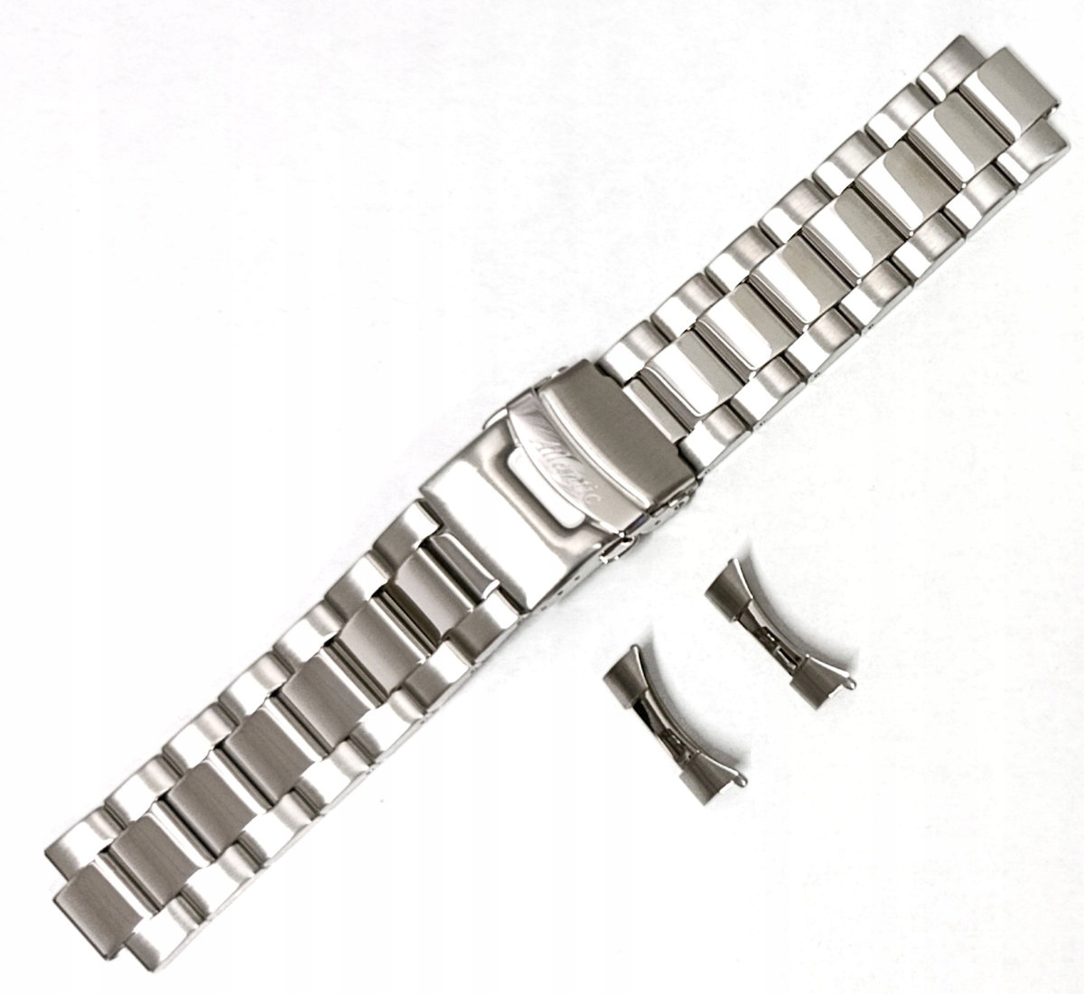 Originální Ocelový Stříbrný Náramek Pro Hodinky Atlantic Seasport 23 mm