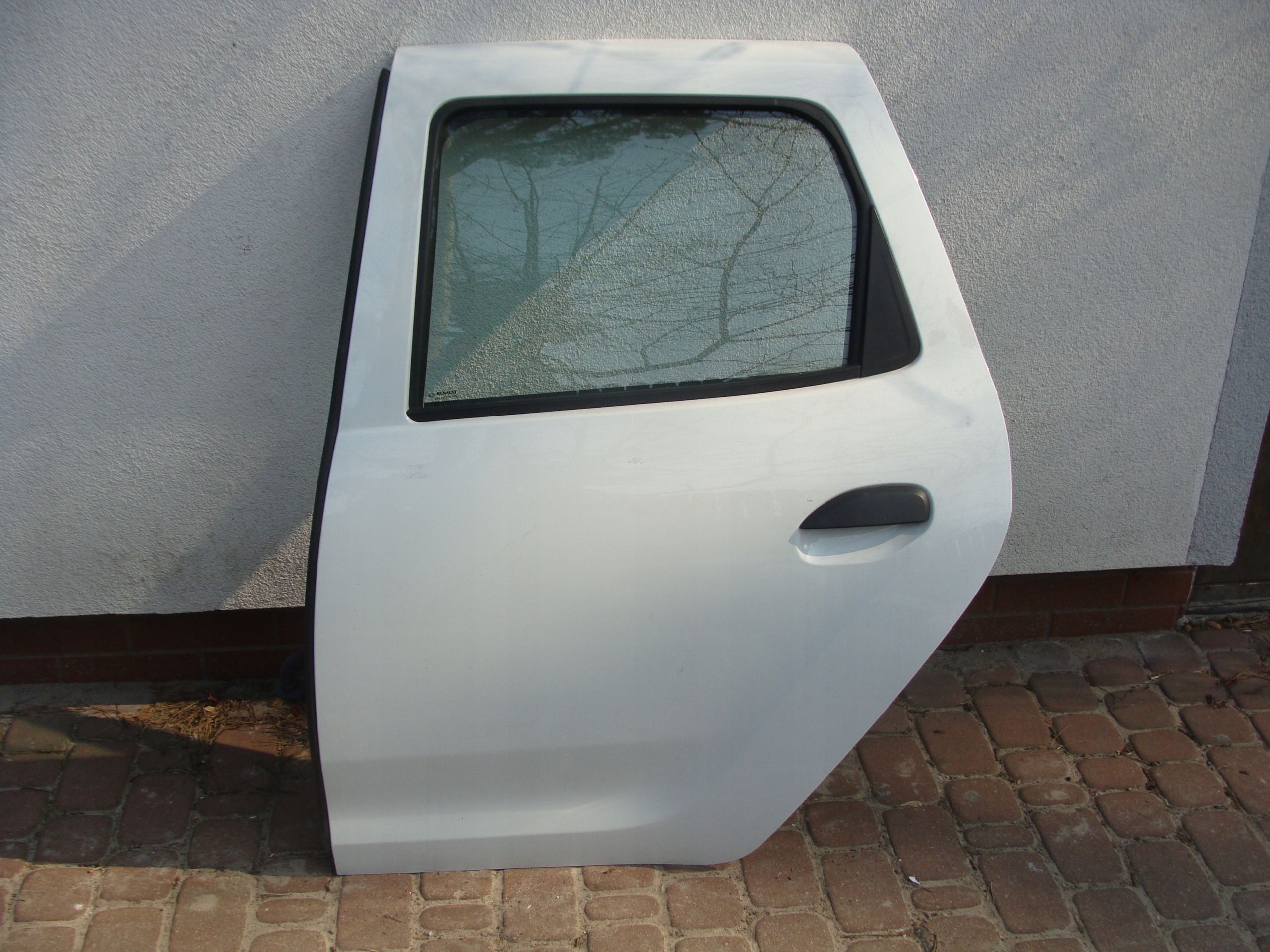 DRZWI LEWE LEWY TYŁ TYLNE DACIA DUSTER II OV369 ICE BC WHITE