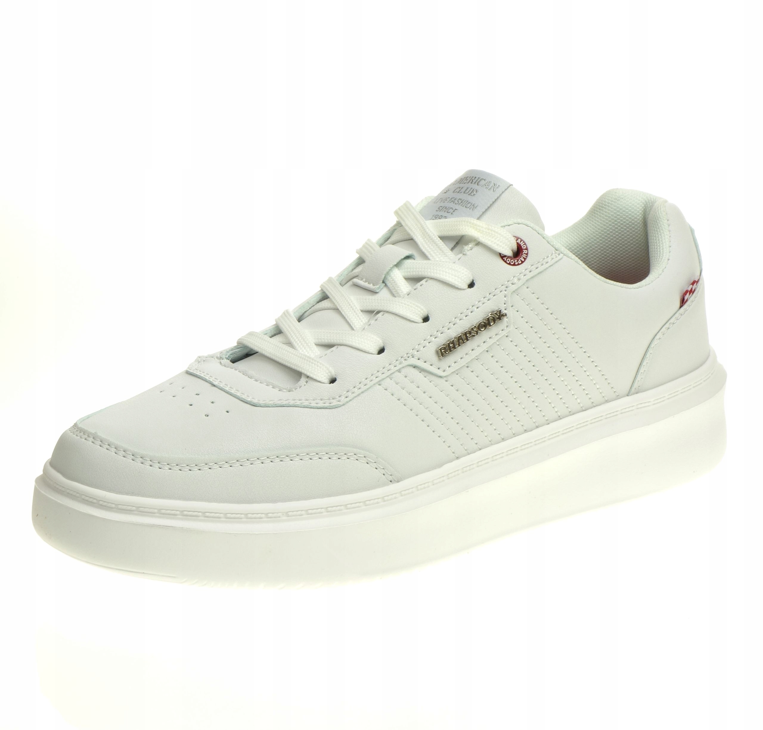 Pánské sportovní boty American Club Lehké polobotky Bílé Adidasy 43